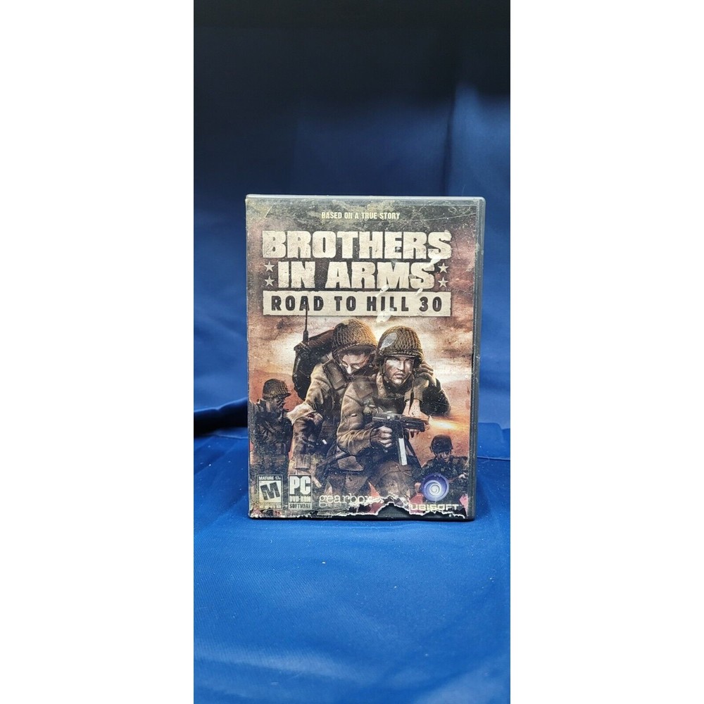 Brothers in Arms: Road to Hill 30 PC DVD ROM Software Free Shipping W/ Maps